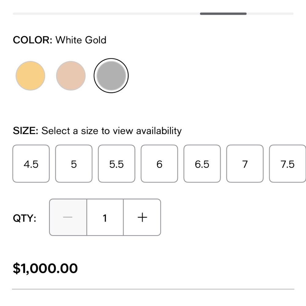 White Gold Stackable Diamond Ring/ Wedding Band - image 3